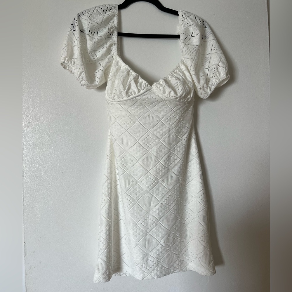 Sabo Skirt White Mini Dress